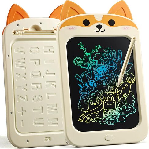 LCD Writing Tablet for Kids, Colorful Toddlers Toys Drawing Board, Educational Kid Doodle Pad Dinosaur Toys for 2 3 4 5 6 7 8 Year Old Boys Girls Birthday Party Christmas Gifts, 8.5in in Saudi Arabia