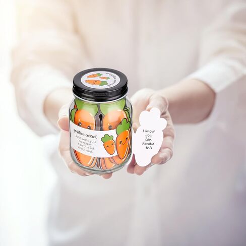 60 PCS Pickle Cards Jar ، جرة الدعم العاطفي ، بطاقات تأكيد Pickle ، هدايا ملهمة للنساء ، الهدايا البهيجة ، هدية إيجابية فريدة من نوعها للنساء ، فتاة في سن المراهقة in Saudi Arabia