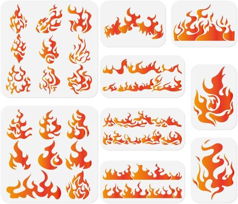 قالب استنسل من طراز Maltese Cross Department 11.8 × 11.8 بوصة من الاستنسل البلاستيكي القابل لإعادة الاستخدام للطلاء على الأثاث الزجاجي in Kuwait