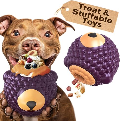 Dog Chew Octopus Toy - Puppy Stuffable Freezable Toy - Filling Capabilities for Extended Play Time& Treat Food Dispensing Ball - Erichment Toys - Durable & Indestructible in Kuwait