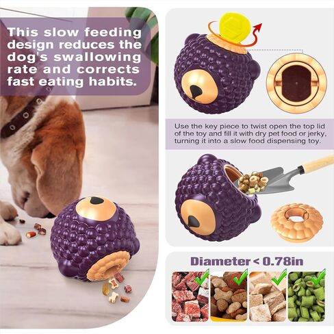 Dog Chew Octopus Toy - Puppy Stuffable Freezable Toy - Filling Capabilities for Extended Play Time& Treat Food Dispensing Ball - Erichment Toys - Durable & Indestructible in Kuwait