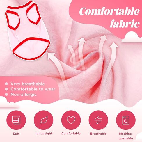 4 حزمة القمصان للكلاب الصغيرة الكلاب خفيفة الوزن قميص بلا أكمام Tshirt ملابس صغيرة الكلب ملابس جرو للحيوانات الأليفة للملابس للسلالات الصغيرة مثل تشيهواهواس يوركز in Kuwait