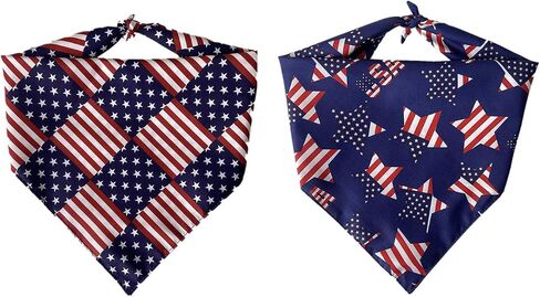 2 حزمة عيد ميلاد الكلب bandanas ، مثلث قابلة للانعكاس الحيوانات الأليفة bib وشاح المنديل ملحقات الأزياء للأولاد والبنات المتوسطة كبيرة ، دائمة مزدوجة ، ناعمة ، قابلة للتعديل in Kuwait