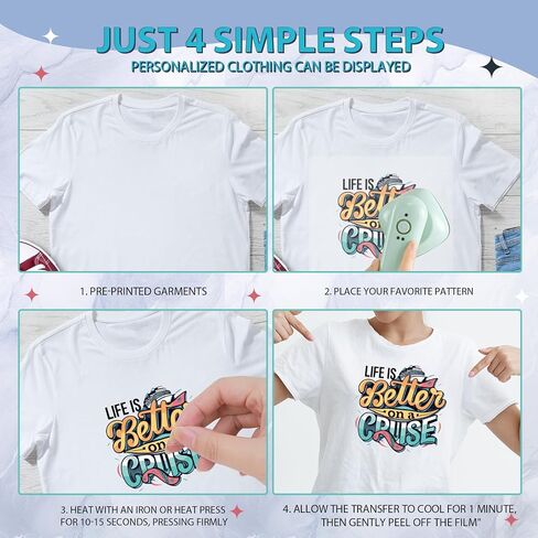 Book Dtf Transfers Ready to Press - Wxiben 12 Sheets Book Lover Iron on Transfers for Tshirts Vintage Flowers DTF Heat Transfer Vinyl Stickers Bookish Iron on Decals for Clothing T Shirts Hoodie DIY in Kuwait