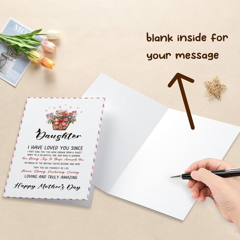 Poem Mother’s Day Card for Daughter, Funny Mother’s Day Card Gift from Parents, 1st Mother’s Day Card for Daughter, Daughter Mother’s Day Card, I'm Proud of the Mother You've Become in Saudi Arabia