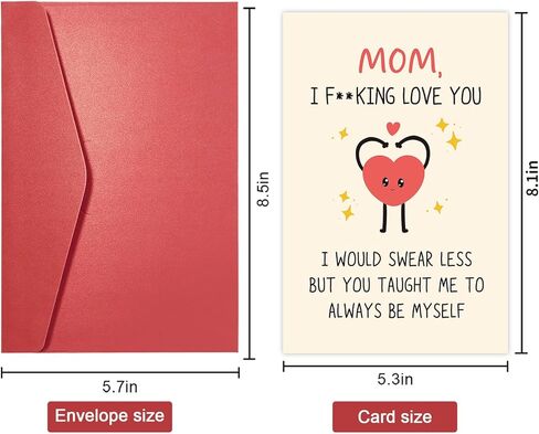 بطاقة عيد الأم للأم لابنتها ، هدية بطاقة عيد الأم المضحكة من أولياء الأمور ، بطاقة عيد الأم الأولى لابنتها ، بطاقة عيد الأم ، أنا فخور بالأم التي أصبحت عليها in Kuwait