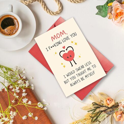 بطاقة عيد الأم للأم لابنتها ، هدية بطاقة عيد الأم المضحكة من أولياء الأمور ، بطاقة عيد الأم الأولى لابنتها ، بطاقة عيد الأم ، أنا فخور بالأم التي أصبحت عليها in Kuwait