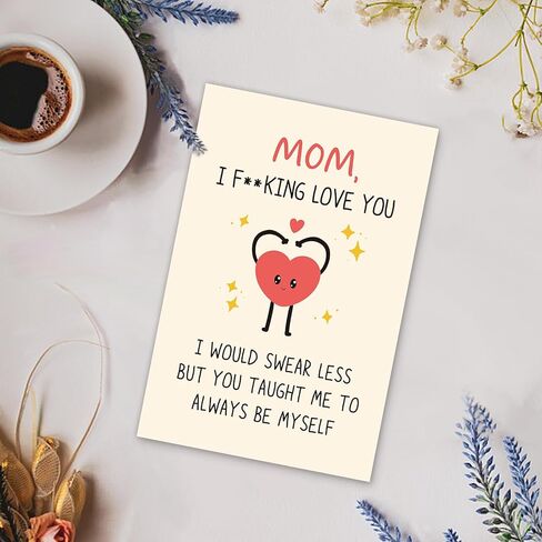 بطاقة عيد الأم للأم لابنتها ، هدية بطاقة عيد الأم المضحكة من أولياء الأمور ، بطاقة عيد الأم الأولى لابنتها ، بطاقة عيد الأم ، أنا فخور بالأم التي أصبحت عليها in Kuwait