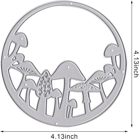 يموت الفطر لصنع البطاقات ، فطر جولة الإطار القطع يموت من أجل سكرابوكينغ ورقة صياغة ديكور ألبوم الصور DIY ، Metal Mushroom Die Cuts لصنع البطاقات in Kuwait