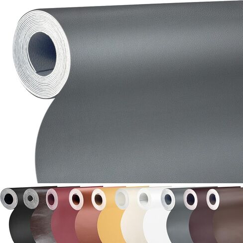 تصحيح إصلاح الجلود ، 30 في × 17 في مجموعة إصلاح جلدية لاصقة ، بقع جلدية للأثاث ، الأريكة ، مقعد السيارة ، مقعد دراجة نارية ، Loveseat (أسود) in Kuwait