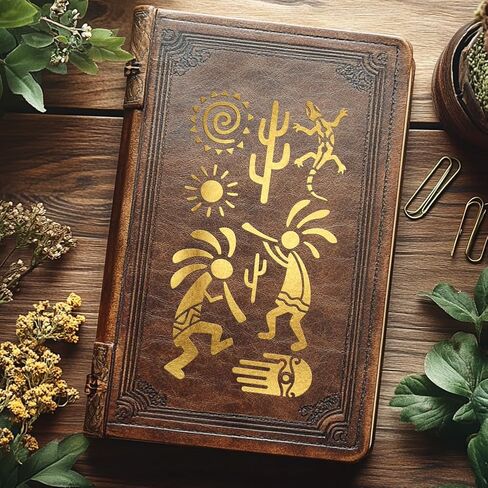 UNICRAFTALE Kokopelli Fertility Deity Metal Stencil Sun Gecko Stainless Steel Reusable Template Cutting Dies Drawing Stencils Tool Templates for Wood Carving DIY Scrapbooking Photo Album Decorative in Saudi Arabia