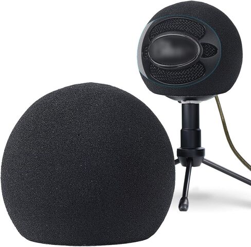 Blue Snowball Shock Mount with Pop Filter Matching Mic Boom Arm Stand, Compatible for Blue Snowball iCE USB Mic by YOUSHARES in Kuwait
