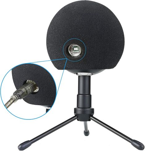 Blue Snowball Shock Mount with Pop Filter Matching Mic Boom Arm Stand, Compatible for Blue Snowball iCE USB Mic by YOUSHARES in Kuwait