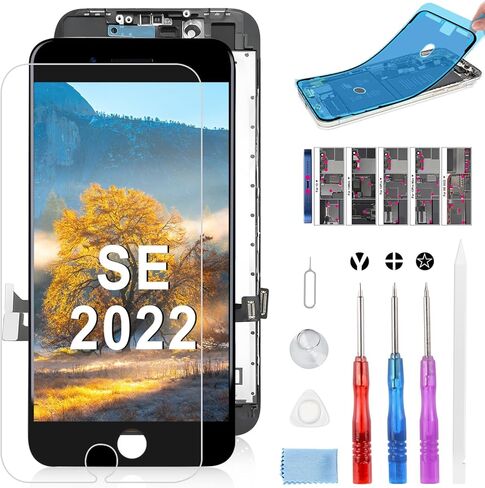 مجموعة استبدال شاشة iPhone 7: شاشة LCD مقاس 4.7 بوصة ومحول رقمي يعمل باللمس ثلاثي الأبعاد، مجموعة كاملة، لـ A1660، A1778، A1779 وأدوات الإصلاح الكاملة in Kuwait