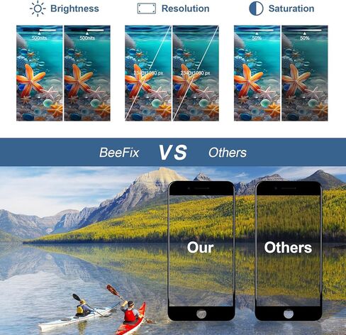 مجموعة استبدال شاشة iPhone 7: شاشة LCD مقاس 4.7 بوصة ومحول رقمي يعمل باللمس ثلاثي الأبعاد، مجموعة كاملة، لـ A1660، A1778، A1779 وأدوات الإصلاح الكاملة in Kuwait