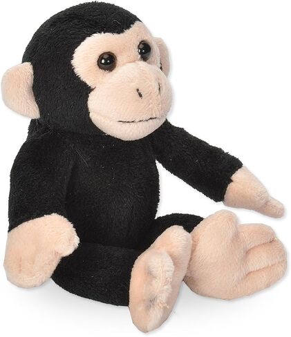 Wild Republic Pocketkins Eco Chimpanzee, Stuffed Animal, 5 Inches, Plush Toy, Made from Recycled Materials, Eco Friendly in Saudi Arabia