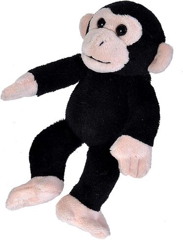 Wild Republic Pocketkins Eco Chimpanzee ، حيوان محشو ، 5 بوصات ، لعبة أفخم ، مصنوعة من مواد معاد تدويرها ، ودية للبيئة in Kuwait