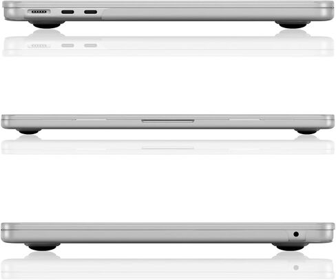 Kuzy for MacBook Air 13 inch Case 2024 2025 2023 2022 M3 M2 A3113 A2681 - Protective Hard Shell Cover, Anti-Fingerprint Matte Finish, Lightweight for MacBook Air 13.6 inch case, Space Black in Kuwait