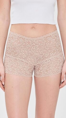 سروال داخلي نسائي من Hanky ​​Panky 9K1251 Signature Lace Retro Hot Pant، أسود، Chai، S، M، L، XL in Kuwait