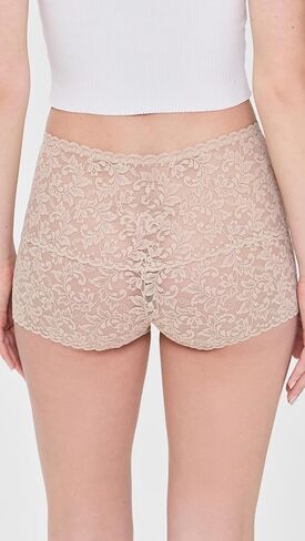 سروال داخلي نسائي من Hanky ​​Panky 9K1251 Signature Lace Retro Hot Pant، أسود، Chai، S، M، L، XL in Kuwait