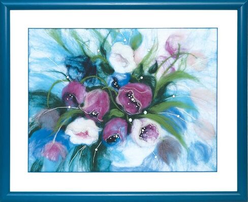 Wizardi Charivna Mit Felting kit Fragrant Irises V-206Р in Kuwait