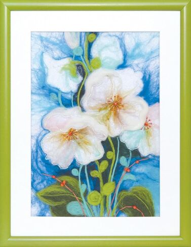 Wizardi Charivna Mit Felting kit Fragrant Irises V-206Р in Kuwait