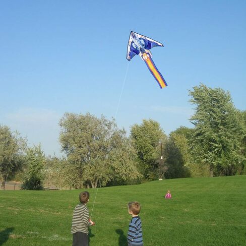 Mint's Colorful Life Airplane Kite for Kids & Adults, Easy to Fly Plane Kite for Boys & Girls, Best Beach Kite for Beginners with 300ft Kite String and Long Tail in Kuwait