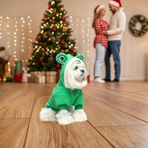BINGPET Dog Hoodie,Cute Bunny Dog Costume Pet Clothes,Warm Fleece Dog Sweater with Hood,Funny Pet Apparel Doggy Winter Coat Puppy Kitten Sweaters for Small and Medium Dogs Cats(Rabbit,M) in Saudi Arabia