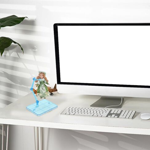 jojofuny 4pcs Action Figure Stands, Adjustable Action Figure, Doll Model Support Stand, Adjustable Doll Support, for Homes, Stores, Supermarkets, Shopping Malls, and Doll Shops in Kuwait