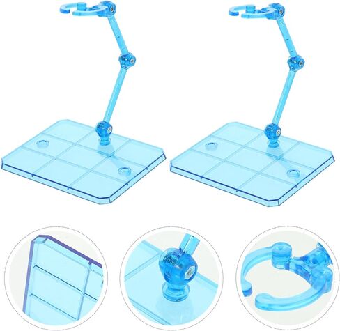 jojofuny 4pcs Action Figure Stands, Adjustable Action Figure, Doll Model Support Stand, Adjustable Doll Support, for Homes, Stores, Supermarkets, Shopping Malls, and Doll Shops in Kuwait