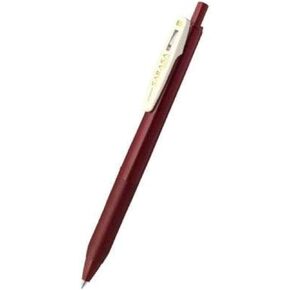 Zebra Gel Ballpointpen Sarasa 0.5mm intage color body ، body black body ، حبر أسود أحمر