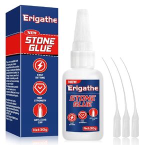 Stone Glue, 30g Marble Glue, Stone to Stones Glue for Bonding Stone and Other Materials, Quick-Dry Super Glue for Stone, Marble, Artificial Stone