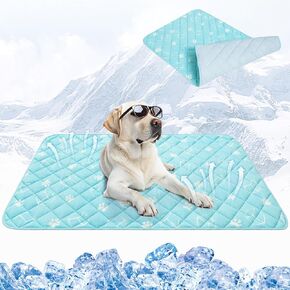 Kooltail Dog Cooling حصيرة إضافية كبيرة ، 46.5 ''*27.5 '
