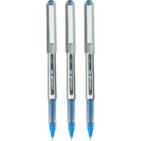 UNI-BALL Eye UB157 0.7mm Roller Ball Pen | Blue Ink, Pack of 3