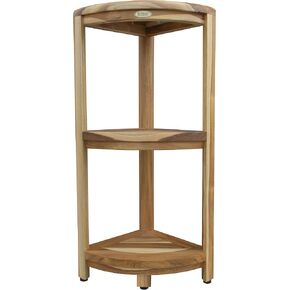 EcoDecors-Bench-Shower Stool-Shower Seat-Teak Shower Bench-Shower Chair for Inside Shower-Small Bench-Teak Shower Stool for Inside Shower-Shower Foot Rest in Kuwait