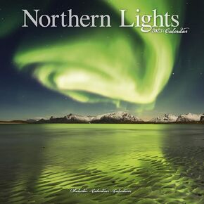 2025 Northern Lights Wall calendar SUNDAY start week, Avonside Publishing