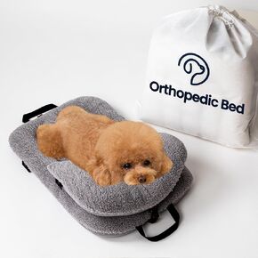 Harryspet orthopedic orgonomonic small dog bed - من السهل غسل سرير الحيوانات الأليفة - سرير جرو مثالي - أسرة حيوانات أليفة للكلاب الصغيرة - أسرة مريحة للكلاب الصغيرة - قابلة للغسل سرير صغير - سرير صغير للجرو