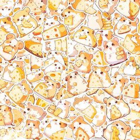 Easter Stickers 100Pcs Easter Egg Sticker for Kids,Waterproof Chick Egg Bunny Stickers Decoration for Cute Animals Theme Party,Vinyl Easteren Sticker Set Basket Crafts Stuffers