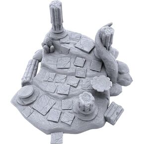 EnderToys Sunken Temple Ruined Pillars by Makers Anvil, 3D Printed Tabletop RPG Scenery and Wargame Terrain for 28mm Miniatures