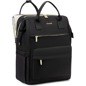 LOVEVOOK Laptop Backpack Purse for Women Waterproof Teacher Nurse Bag, 15.6 inch Work laptop Bag with USB Port, Business Travel Computer Backpack