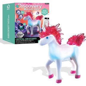 Discovery ™ #Mindblown Crystal Creatures Dragon & Unicorn Crystal Grow Kit [Amazon Exclusive] مجموعة سهلة وبسيطة للعلوم والكيمياء العلمية والكيمياء المرحين ، لعبة الأطفال ، الآمنة للأعمار 8+