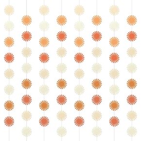 Qilery 8 PCS هنا يأتي Banner Banner Boho Party Banners هنا يأتي الابن زخارف استحمام الطفل الرجعية