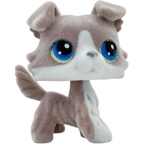 Custom-Made Flocked Pet Shop Toy Fuzzy Animal Figure Short Hair Cat Dog Collie Dachshund Great dane Cocker Spaniel (Tan #634)