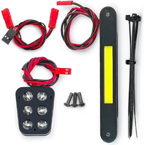 RC LED/COB LIGHT KIT الأمامي والخلفي المصابيح الأمامية المصباح الأمامي ل 1/6 TRA-XXAS XRT 8S RC CAR BUGGY (RC LED LIGHT KIT)