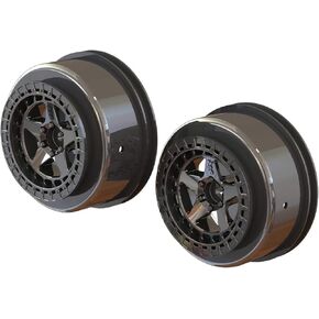 Arrma SC 2.2/3.0 عجلة 14 مم hex blk chrome (2)