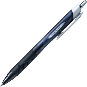 uni jetstream القياسي القلم الحبر - 0.38 مم - الحبر الأسود - جسم المشمش