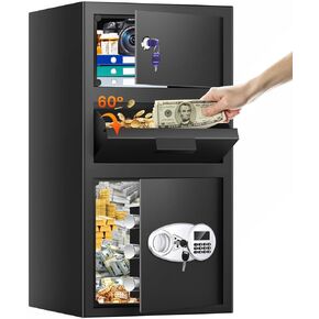 3.6 CUFT إيداع كبير انخفاض آمن للأعمال التجارية ، مربع آمن مضاد للسرقة مع فتحة سقوط سريع ، لوحة مفاتيح رقمية ، مفتاح احتياطي ، الخزائن المنسق الثقيلة للتجزئة التجارية للتجزئة كنيسة الكنيسة