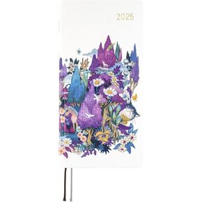 Hobonichi Techo 2025 Weeks [Japanese/Tall and Slim Size/April Start/Planner] Masamune Kusano x junaida: Through the Purple Night