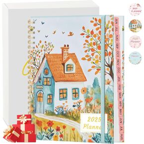 2025 Planner for Women - Weekly and Monthly Planner 2025-2026, June 2025 - Aug 2026, Daily Academic Calendar Planner Book, with Inner Pocket Gift Box, Perfect for Office Home School- A5 (6.1" x 8.3")