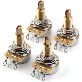 CTS TAOT CUSTOM 525K LONG Shaft Potentiometers - 5% Tolerance (All Pots Meter 500K-550K) - Set of 4 (4X)